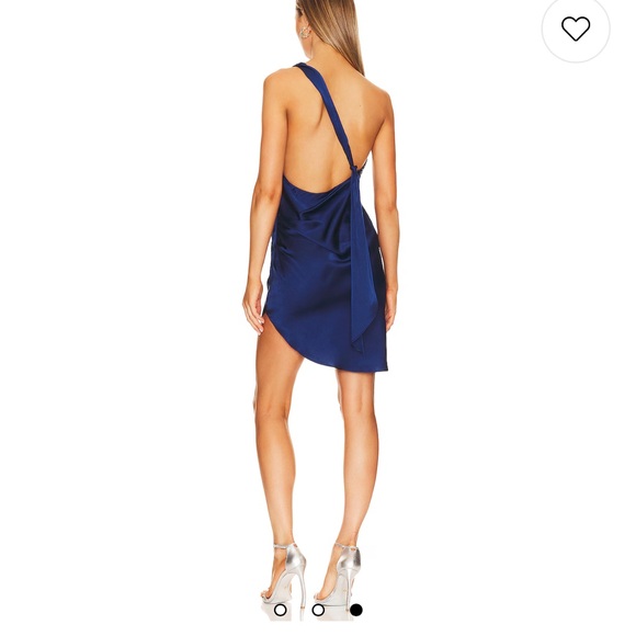 Amanda Uprichard X Revolve Jaida Mini Dress in Emerson Navy Blue Medium - Picture 2 of 5